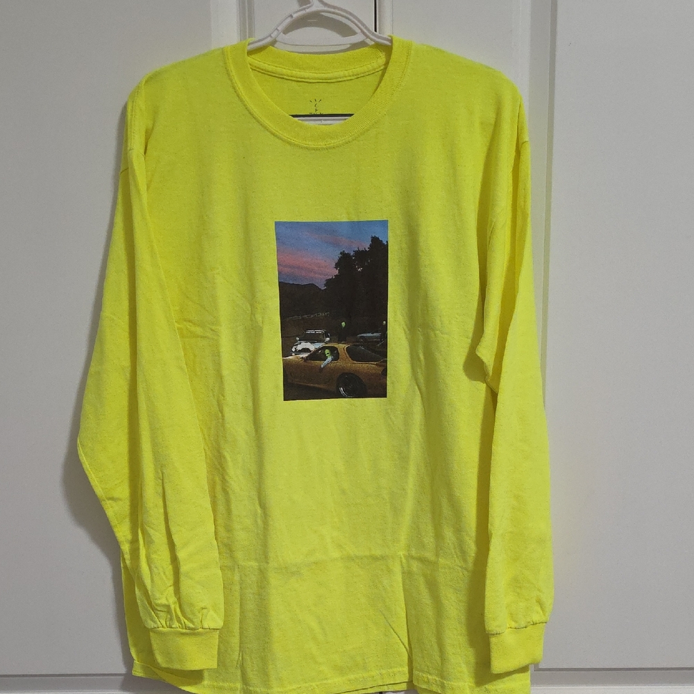 Travis Scott Jackboys Photo Long-Sleeve II Neon